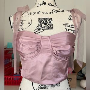 Self tie crop top